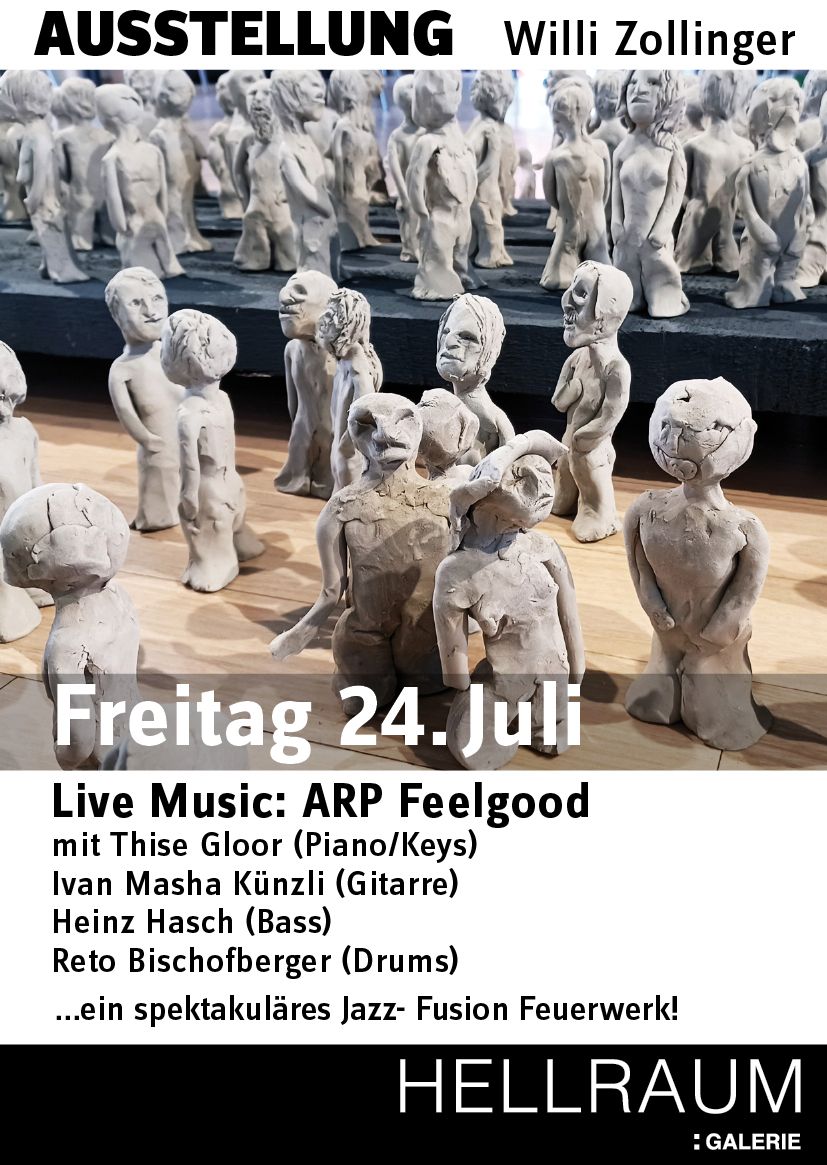 willi zollinger vernissage, ARP feelgood, ganzes Konzert